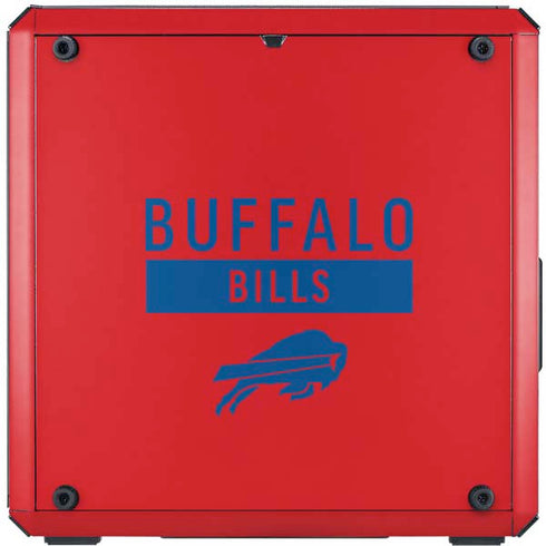 NFL Buffalo Bills Red Performance Series Cooler Master MasterBox Q300L Mini Tower Skin