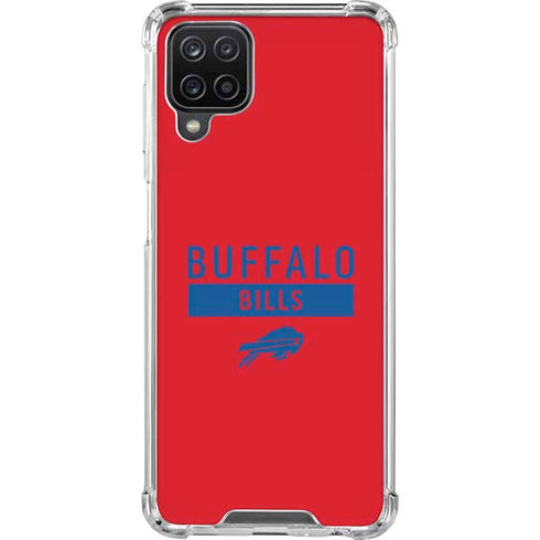 NFL Buffalo Bills Red Performance Series Galaxy A12 Clear Case