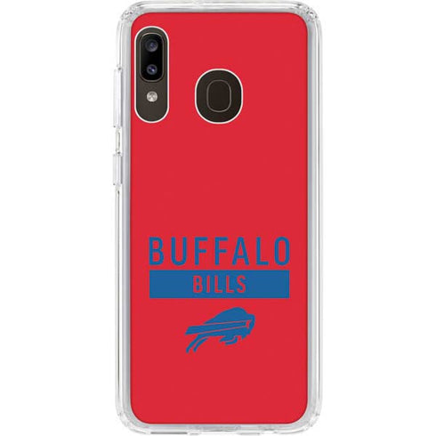 NFL Buffalo Bills Red Performance Series Galaxy A20 Clear Case