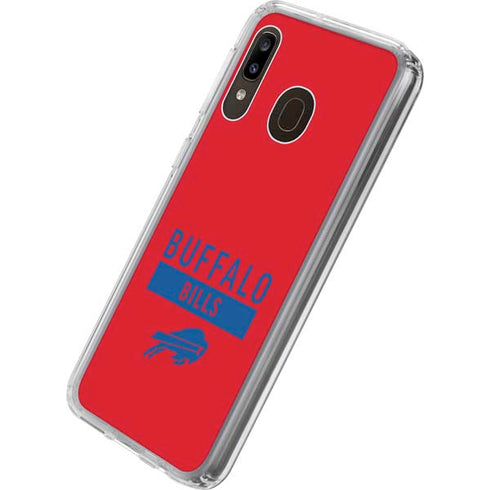 NFL Buffalo Bills Red Performance Series Galaxy A20 Clear Case