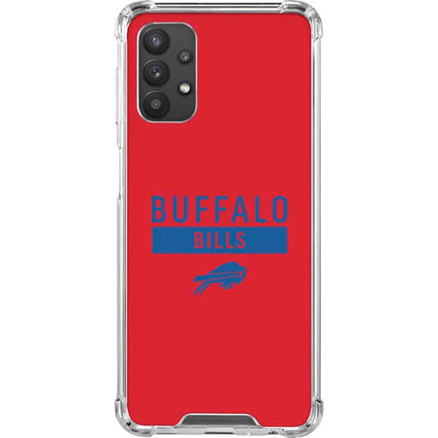NFL Buffalo Bills Red Performance Series Galaxy A32 5G Clear Case