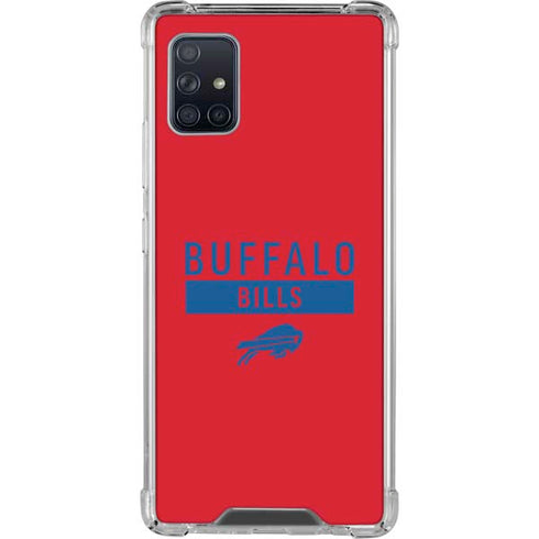 NFL Buffalo Bills Red Performance Series Galaxy A51 5G Clear Case