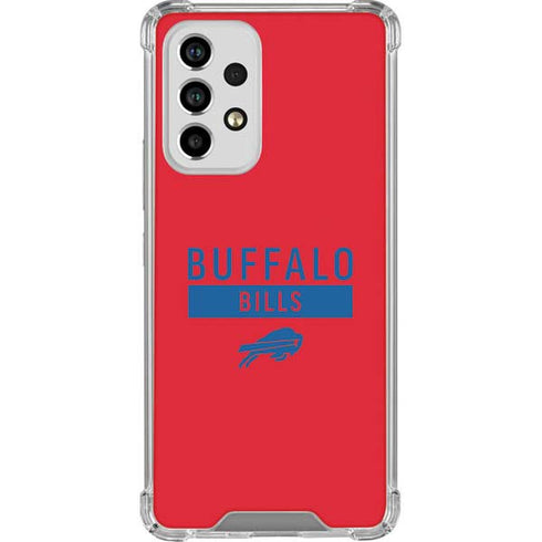 NFL Buffalo Bills Red Performance Series Galaxy A53 5G Clear Case