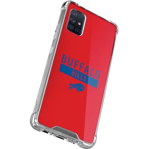 NFL Buffalo Bills Red Performance Series Galaxy A71 5G Clear Case