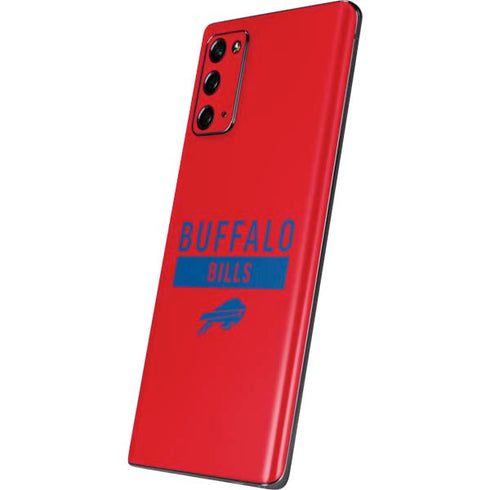 NFL Buffalo Bills Red Performance Series Galaxy Note20 5G Skin