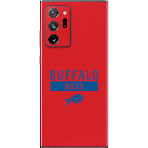 NFL Buffalo Bills Red Performance Series Galaxy Note20 Ultra 5G Skin