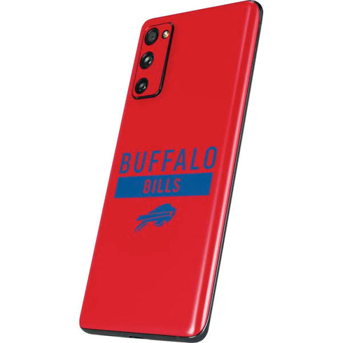 NFL Buffalo Bills Red Performance Series Galaxy S20 Fan Edition Skin