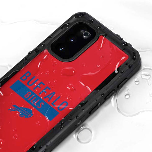NFL Buffalo Bills Red Performance Series Galaxy S20 Waterproof Case