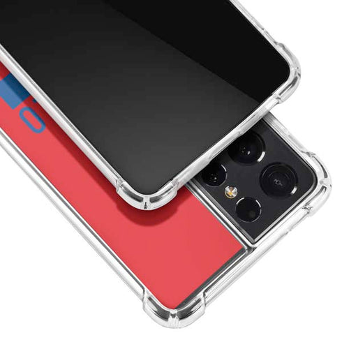NFL Buffalo Bills Red Performance Series Galaxy S21 Ultra 5G Clear Case