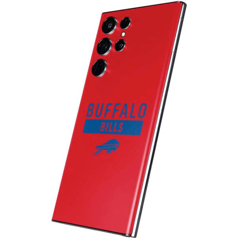 NFL Buffalo Bills Red Performance Series Galaxy S22 Ultra Skin