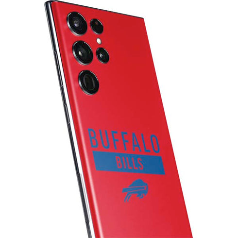 NFL Buffalo Bills Red Performance Series Galaxy S22 Ultra Skin