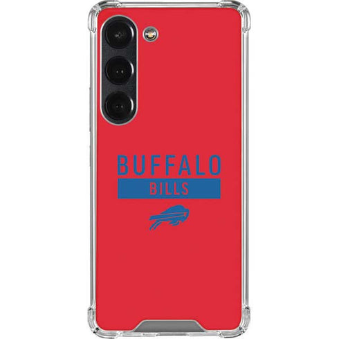 NFL Buffalo Bills Red Performance Series Galaxy S23 Clear Case