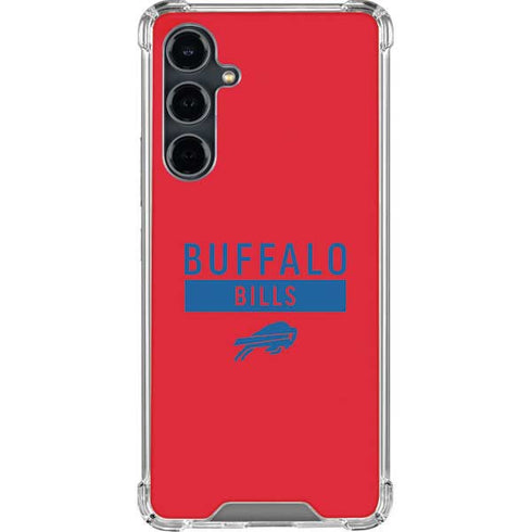 NFL Buffalo Bills Red Performance Series Galaxy S23 FE Clear Case