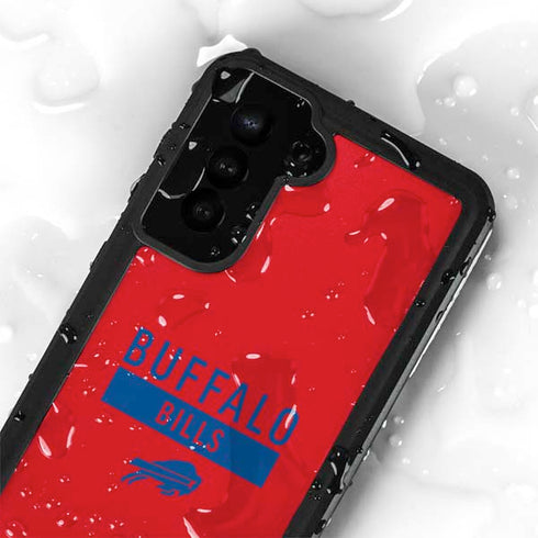 NFL Buffalo Bills Red Performance Series Galaxy S23 Waterproof Case