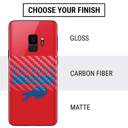 NFL Buffalo Bills Red Performance Series Galaxy S9 Skin
