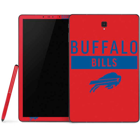 NFL Buffalo Bills Red Performance Series Samsung Galaxy Tab Skin