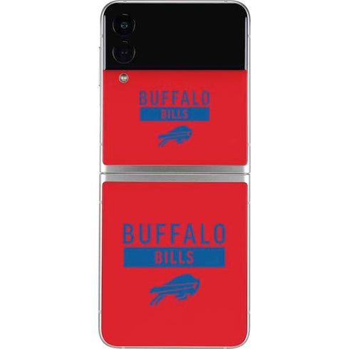 NFL Buffalo Bills Red Performance Series Galaxy Z Flip3 5G Skin