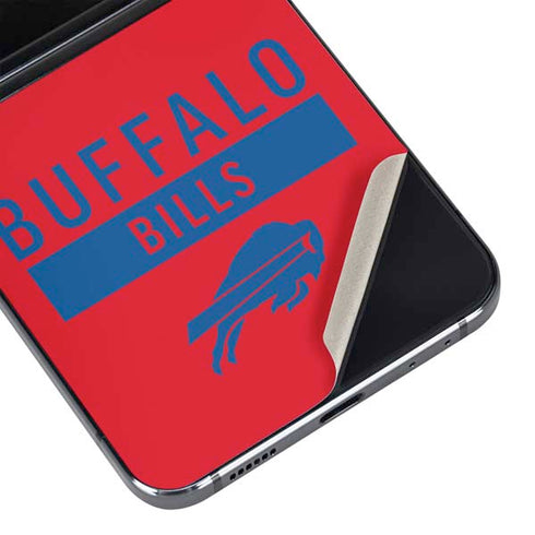 NFL Buffalo Bills Red Performance Series Galaxy Z Flip5 5G Skin