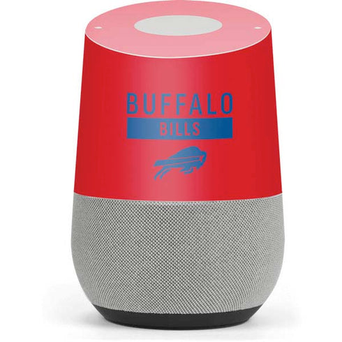 NFL Buffalo Bills Red Performance Series Google Home Skin