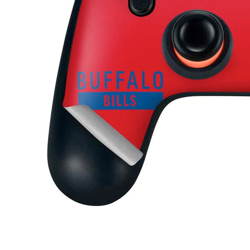 NFL Buffalo Bills Red Performance Series Google Stadia Controller Skin