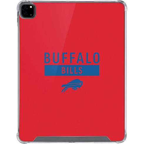NFL Buffalo Bills Red Performance Series iPad Pro 12.9in (2020) Clear Case