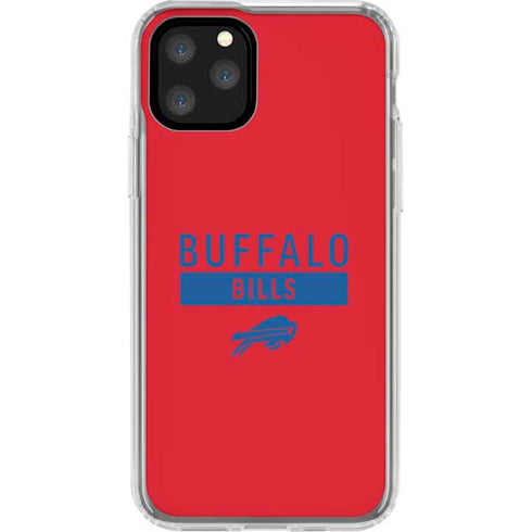 NFL Buffalo Bills Red Performance Series iPhone 11 Pro Clear Case