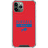 NFL Buffalo Bills Red Performance Series iPhone 11 Pro Max Clear Case
