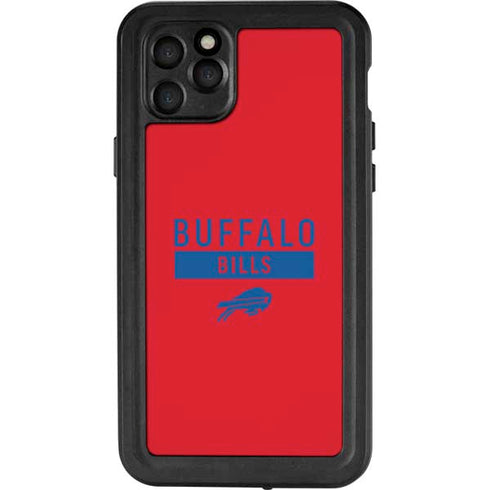 NFL Buffalo Bills Red Performance Series iPhone 11 Pro Max Waterproof Case