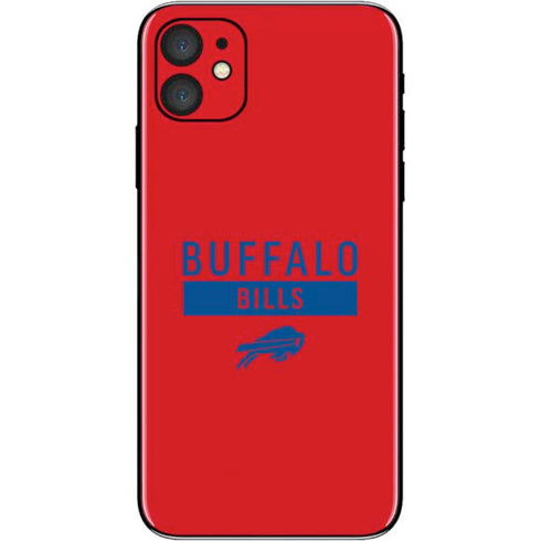 NFL Buffalo Bills Red Performance Series iPhone 11 Skin