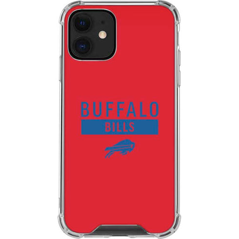 NFL Buffalo Bills Red Performance Series iPhone 12 Mini Clear Case