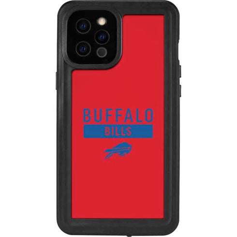 NFL Buffalo Bills Red Performance Series iPhone 12 Pro Max Waterproof Case