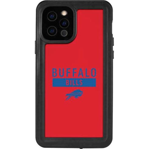 NFL Buffalo Bills Red Performance Series iPhone 12 Pro Waterproof Case