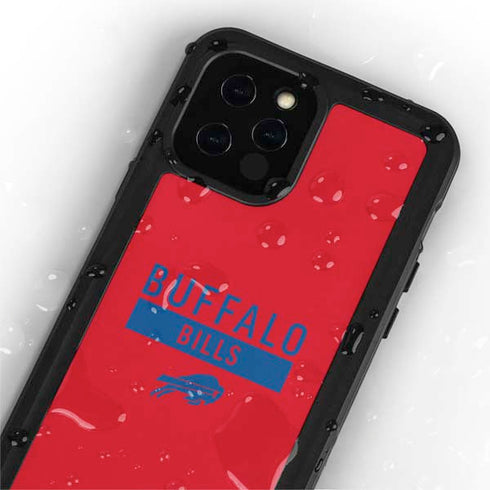 NFL Buffalo Bills Red Performance Series iPhone 12 Pro Waterproof Case
