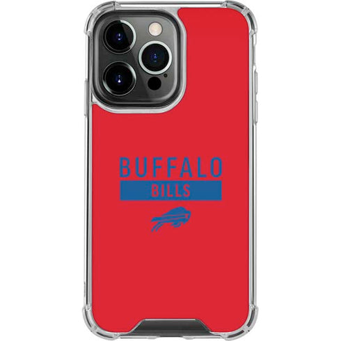 NFL Buffalo Bills Red Performance Series iPhone 13 Pro Clear Case