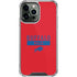 NFL Buffalo Bills Red Performance Series iPhone 13 Pro Max Clear Case