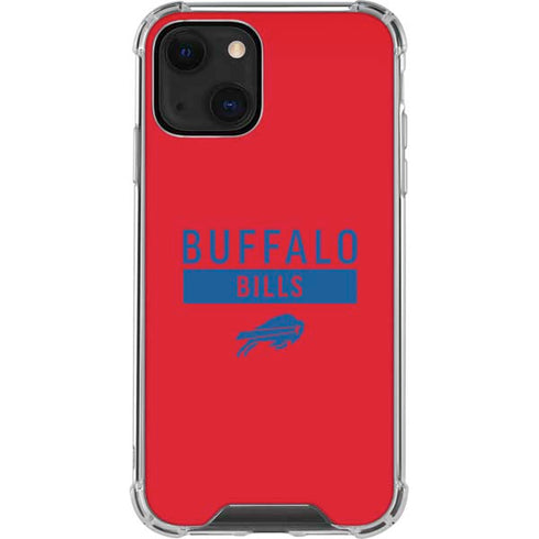 NFL Buffalo Bills Red Performance Series iPhone 14 Clear Case