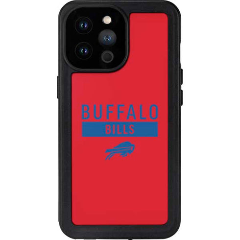 NFL Buffalo Bills Red Performance Series iPhone 14 Pro Max Waterproof Case