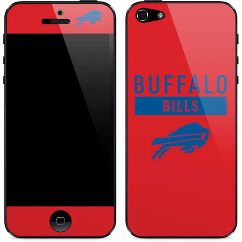 NFL Buffalo Bills Red Performance Series iPhone 5/5s/5SE Skin