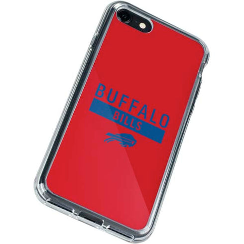 NFL Buffalo Bills Red Performance Series iPhone SE (2nd & 3rd Gen) Clear Case