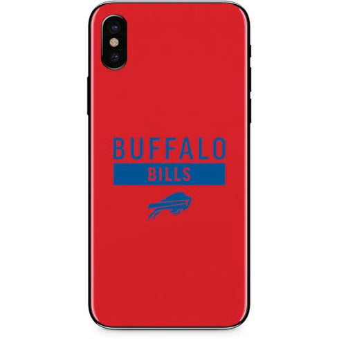 NFL Buffalo Bills Red Performance Series iPhone XS Skin