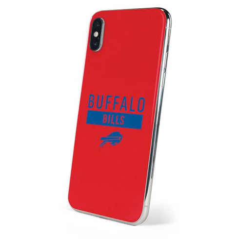 NFL Buffalo Bills Red Performance Series iPhone XS Skin