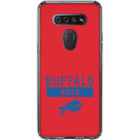 NFL Buffalo Bills Red Performance Series LG K51/Q51 Clear Case