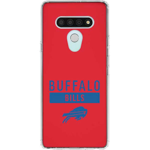 NFL Buffalo Bills Red Performance Series LG Stylo 6 Clear Case