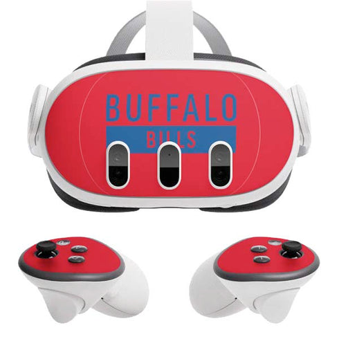 NFL Buffalo Bills Red Performance Series Meta Quest 3 Skin
