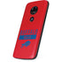 NFL Buffalo Bills Red Performance Series Moto E5 Play Skin