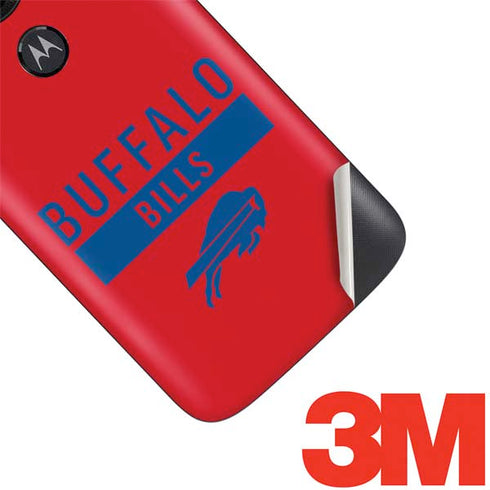 NFL Buffalo Bills Red Performance Series Moto E5 Play Skin
