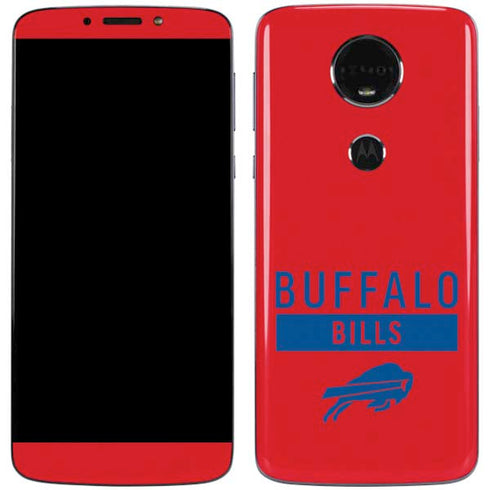 NFL Buffalo Bills Red Performance Series Moto E5 Plus Skin