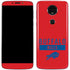 NFL Buffalo Bills Red Performance Series Moto E5 Plus Skin