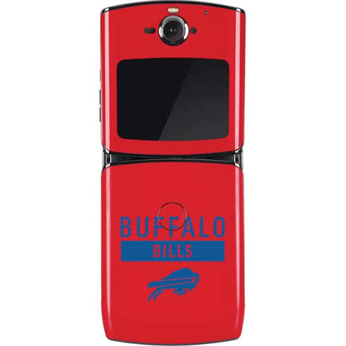 NFL Buffalo Bills Red Performance Series Motorola RAZR Skin