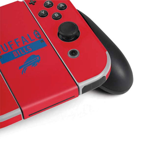 NFL Buffalo Bills Red Performance Series Nintendo Switch OLED (2021) Skin